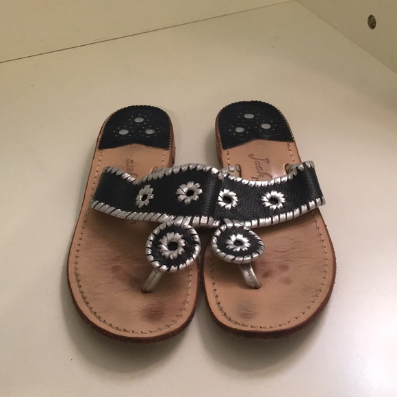 navy blue jack rogers sandals